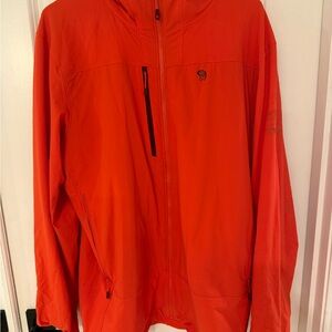 Mountain Hardwear Men's Vibrant Orange Performance Jacket
